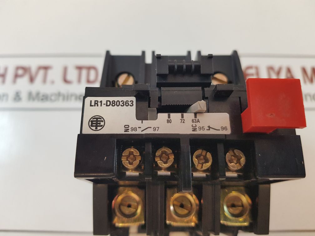 TELEMECANIQUE LR1-D80363 THERMAL OVERLOAD RELAY