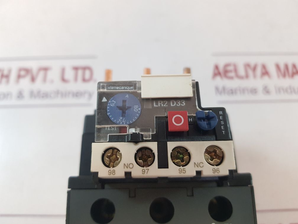 TELEMECANIQUE SCHNEIDER ELECTRIC LR2 D33 THERMAL OVERLOAD RELAY 600V - Image 6