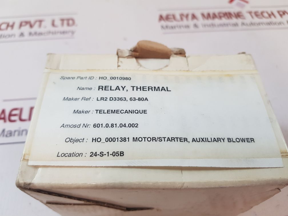 TELEMECANIQUE LR2 D3363 THERMAL OVERLOAD RELAY 10A - Image 8