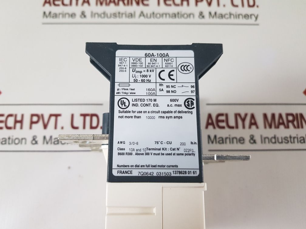 TELEMECANIQUE SCHNEIDER ELECTRIC LR9 F 5367 THERMAL OVERLOAD RELAY