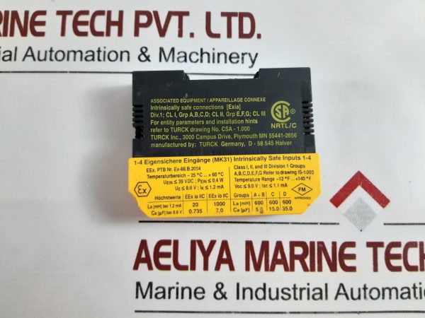 TURCK MK31-LU-EX0 REPEATER SIGNAL TRANSMITTER