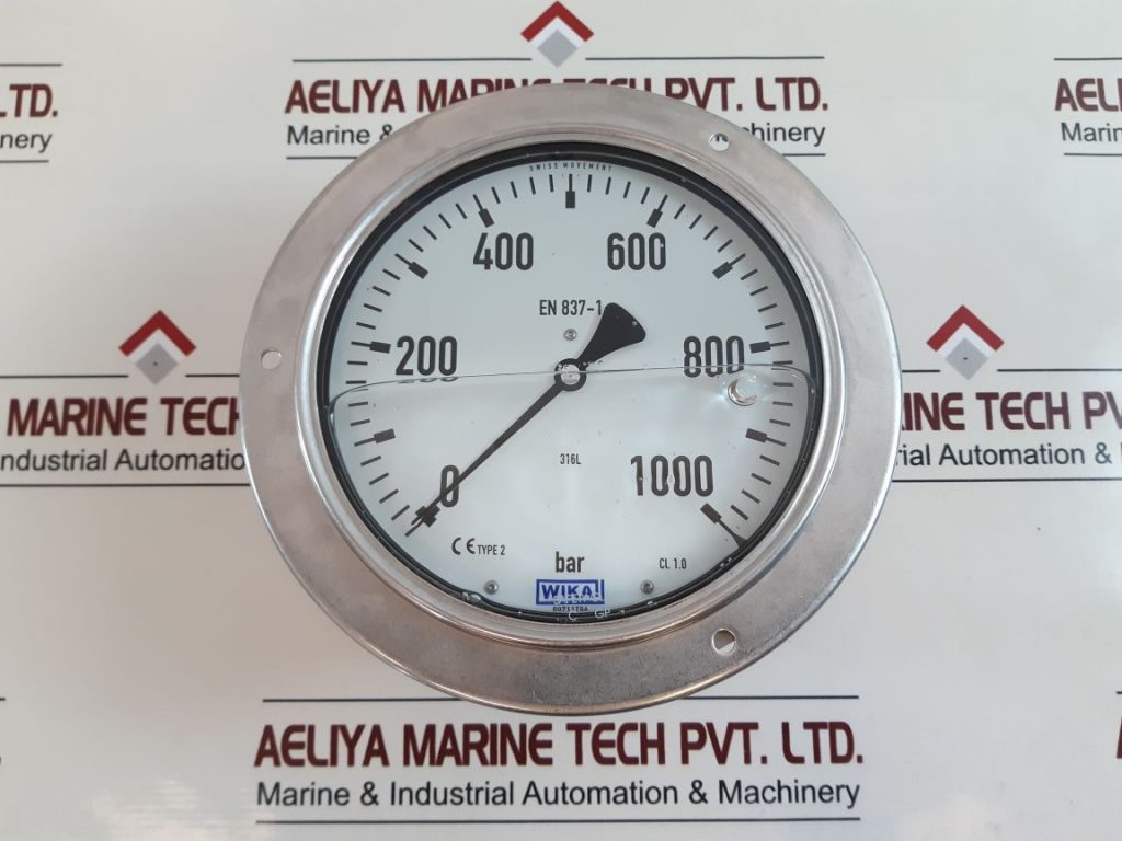 WIKA 232.50.160 1000 BAR MECHANICAL PRESSURE GAUGES Aeliya Marine