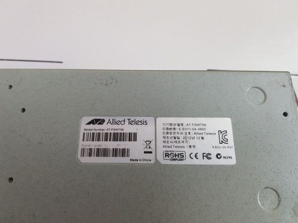 ALLIED TELESIS AT-FSW708 8 PORT FAST ETHERNET SWITCH