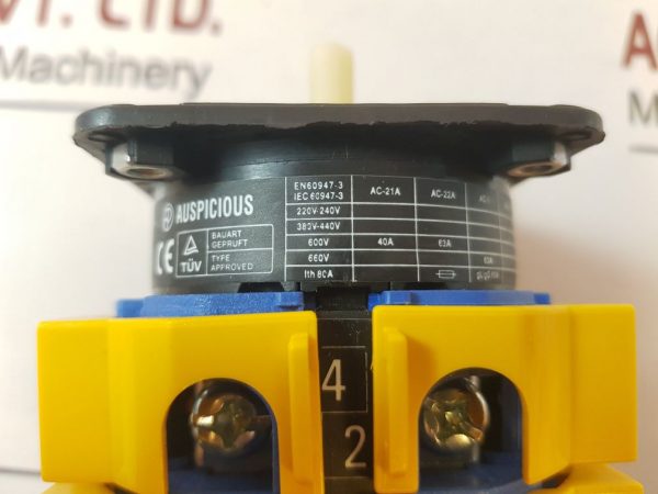 AUSPICIOUS OF(SM)-63A ON/OFF ROTARY SWITCH