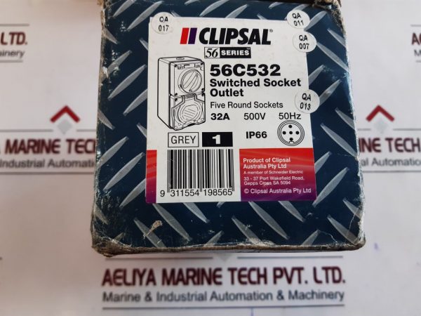 CLIPSAL 56C532 SWITCHED SOCKET OUTLET