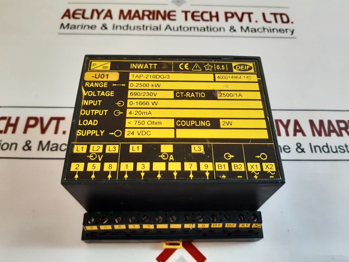 DEIF TAP-210DG/3 INWATT TRANSDUCER