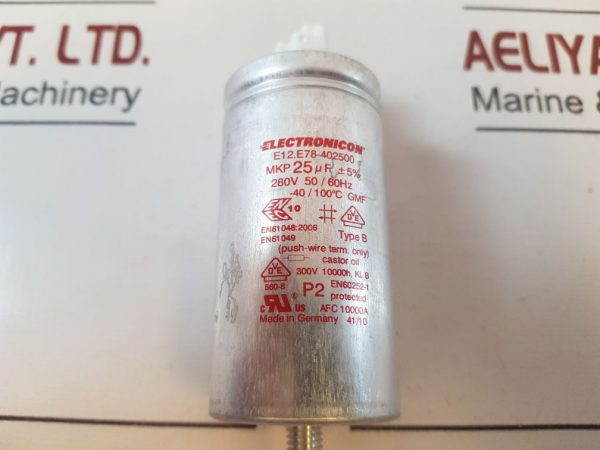 ELECTRONICON E12.E78-402500 CAPACITOR