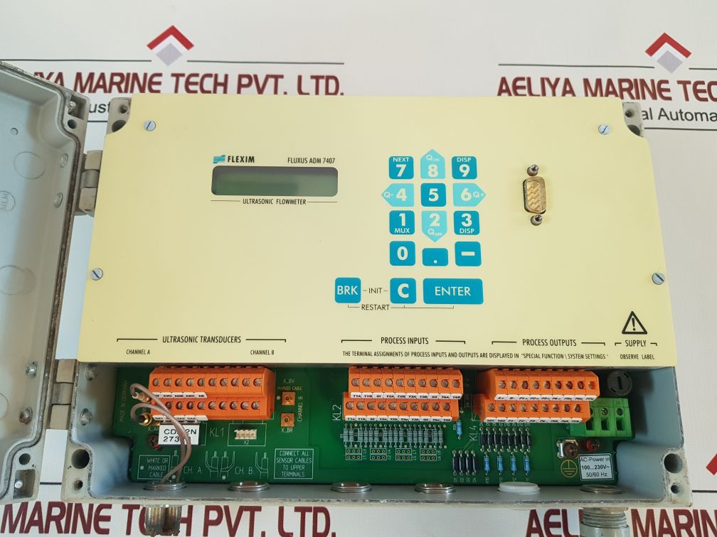 FLEXIM FLUXUS ADM 7407 ULTRASONIC FLOWMETER Aeliya Marine