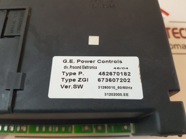 G.E. POWER CONTROLS P. 452670182