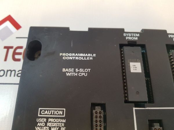 GE FANUC IC693CPU313W PROGRAMMABLE CONTROLLER BASE 5 SLOT WITH CPU