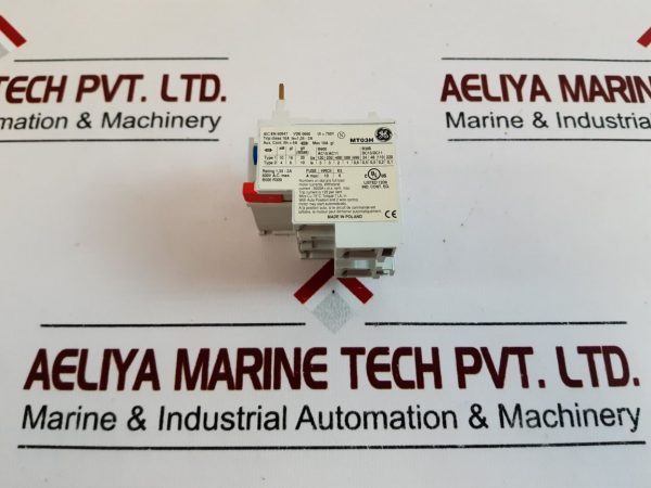 GENERAL ELECTRIC MT03H OVERLOAD RELAY 600V