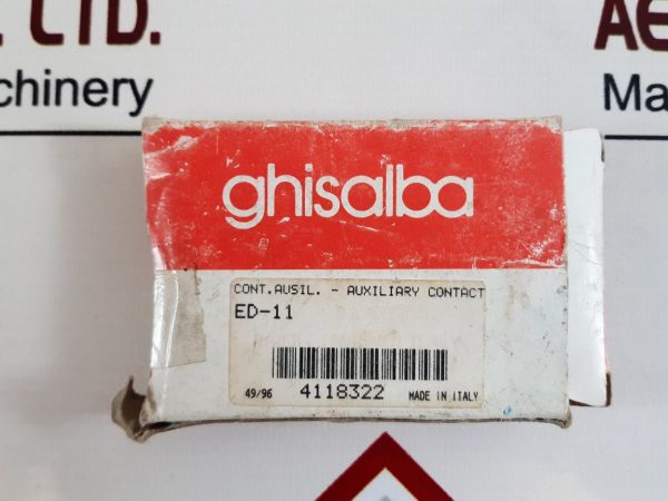 GHISALBA ED-11 AUXILIARY CONTACT BLOCK