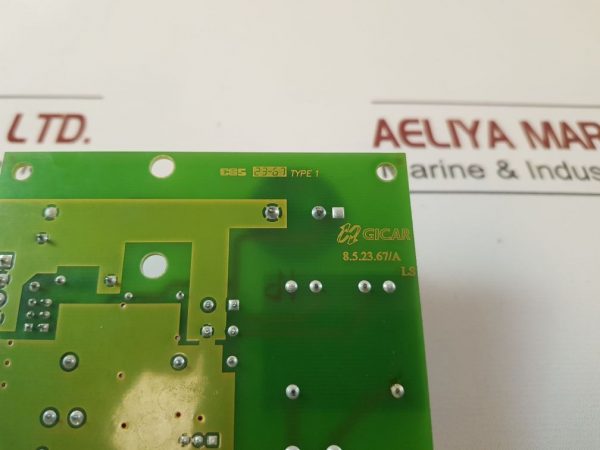 GICAR 8.5.23.67/A PCB CARD