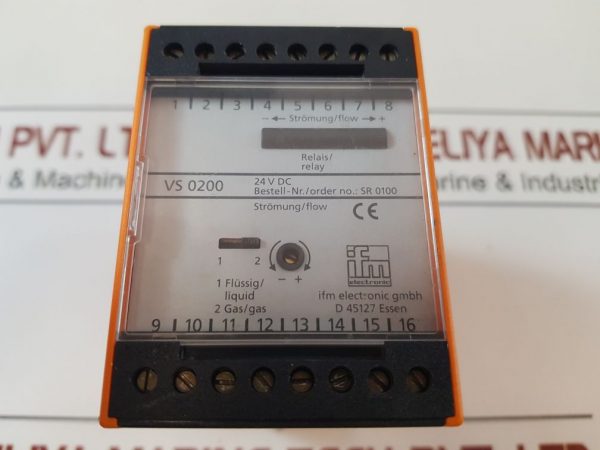 IFM VS 0200 FLOW CONTROL 24VDC