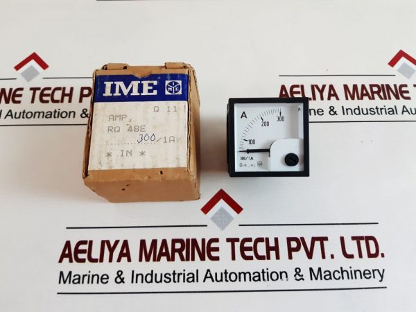 IME RQ 48E AMMETER 0 TO 300 A
