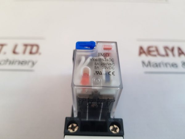 IMO HY41PN24DC RELAY WITH SOCKET