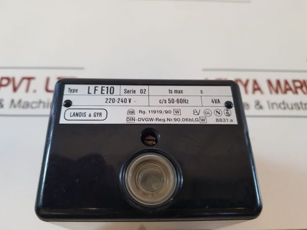 LANDIS & GYR LFE10 FLAME DETECTOR RELAY