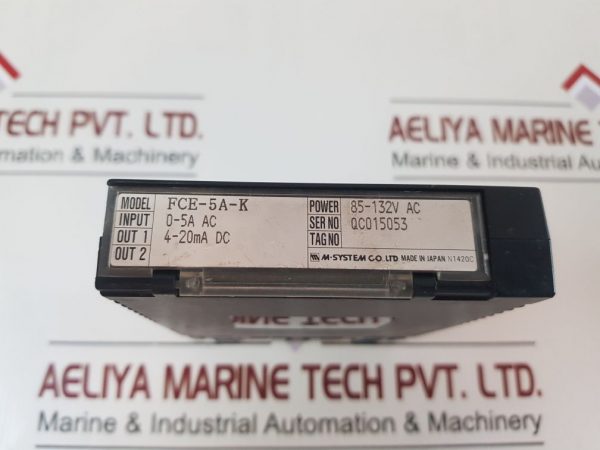 M-SYSTEM FCE-5A-K POWER 85-132V AC