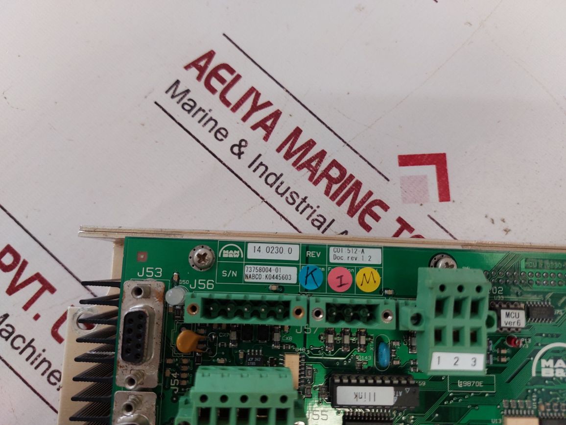 MAN B&W 3157167-5 MCU MODULE REV 1.2 - Aeliya Marine