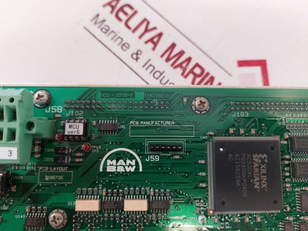 MAN B&W 3157167-5 MCU MODULE REV 1.2 - Aeliya Marine