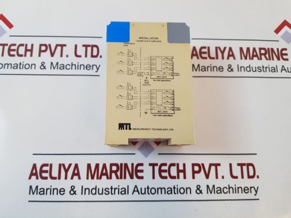 MEASUREMENT TECHNOLOGY MTL 2213 3-CHANNEL SWITCH/PROXIMITY DETECTOR RELAY