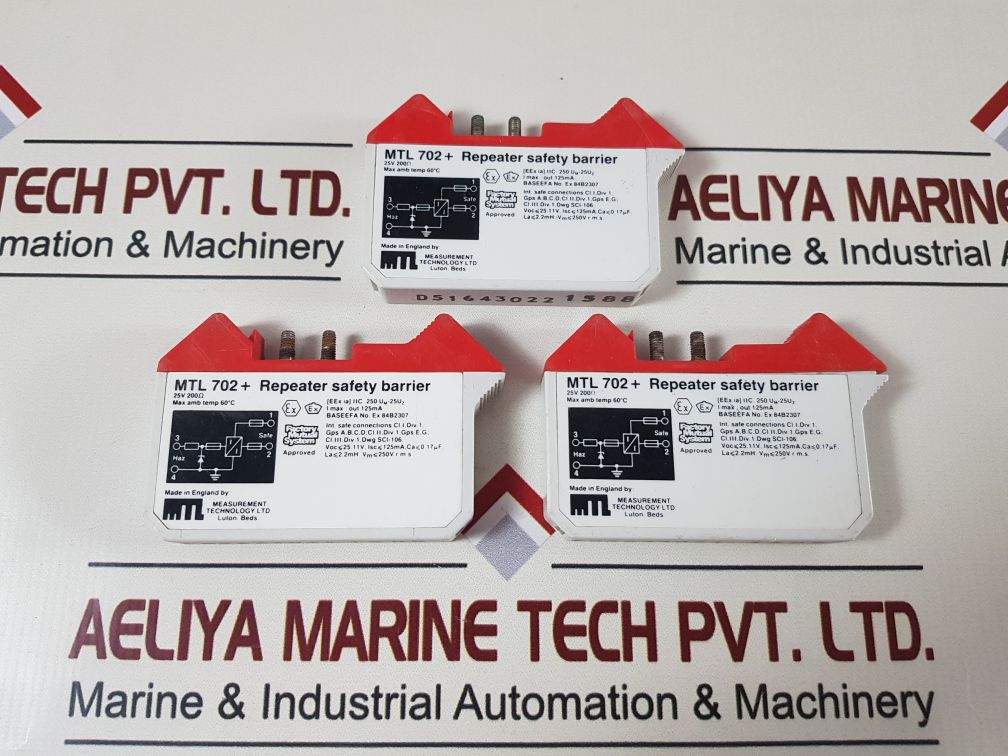 MEASUREMENT TECHNOLOGY MTL 702+ REPEATER SAFETY BARRIER 25V