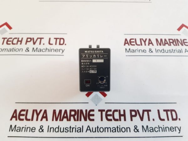 MATSUSHITA BAV851-1 FLICKER RELAY 220V