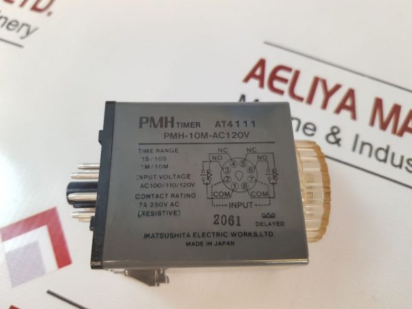 MATSUSHITA ELECTRIC PMH-10M-AC120V TIMER 1S/10S
