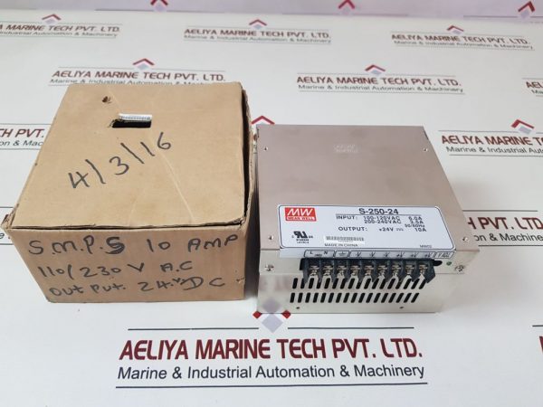 MEAN WELL S-250-24 POWER SUPPLY
