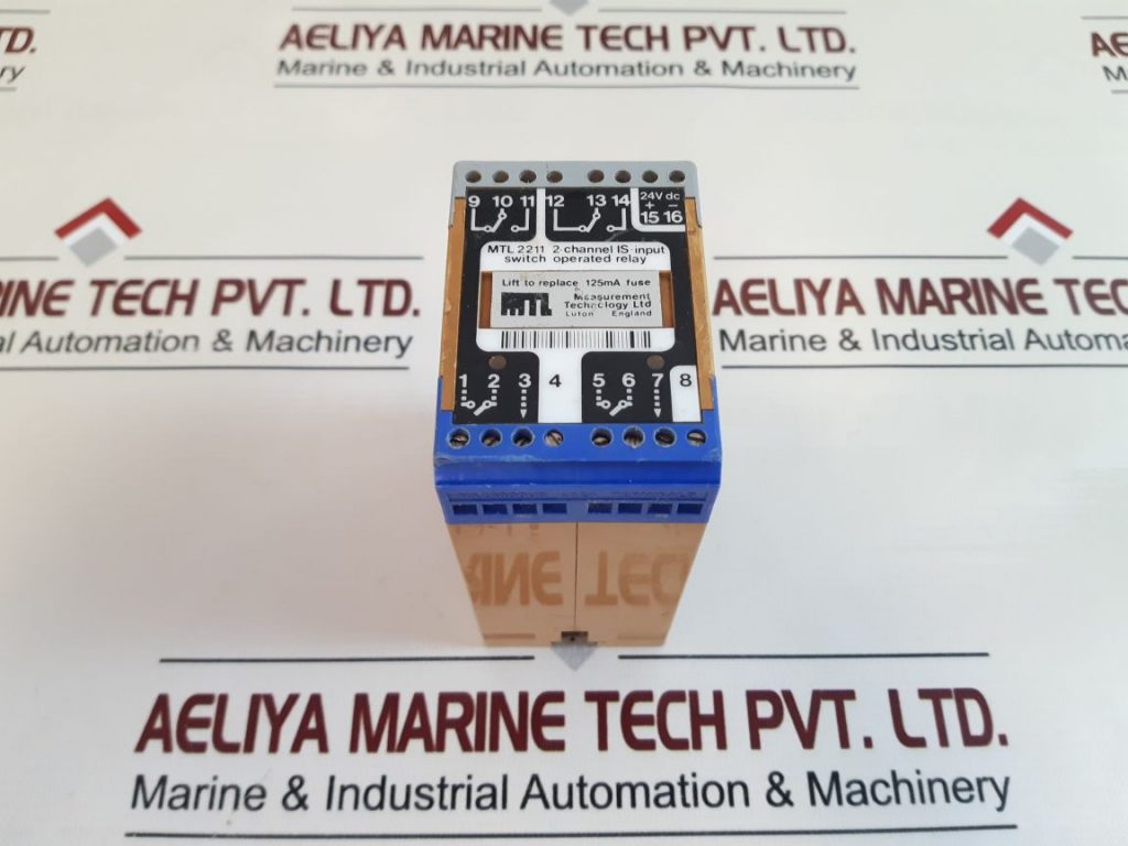 MEASUREMENT TECHNOLOGY MTL 2211 2-CHANNEL IS-INPUT SWITCH OPERATED ...