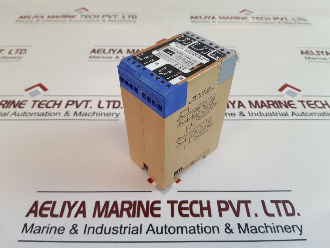 MEASUREMENT TECHNOLOGY MTL 2211 2-CHANNEL IS-INPUT SWITCH OPERATED RELAY