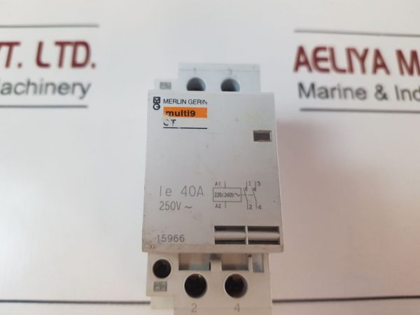 MERLIN GERIN MULTI 9 CT CONTACTOR 40A