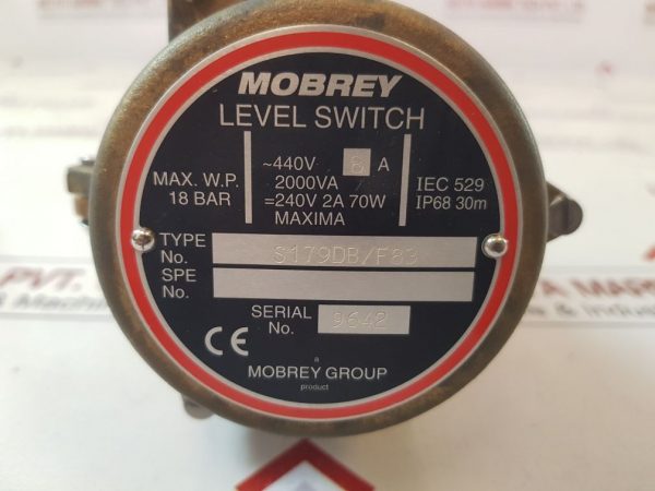 MOBREY S179DB/F83 MAGNETIC LEVEL SWITCH