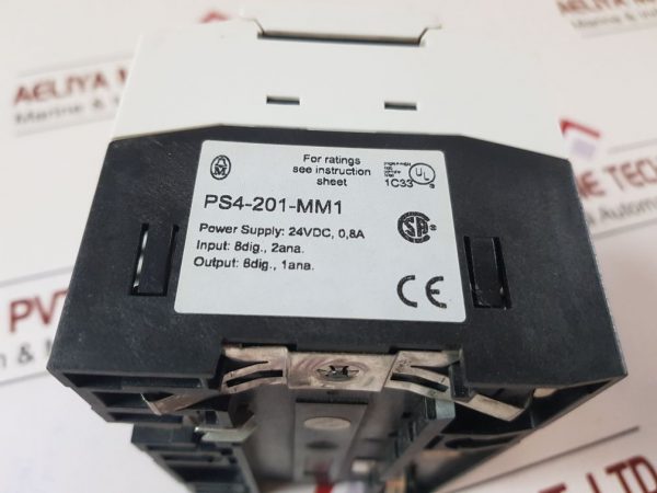 MOELLER PS4-201-MM1 PROGRAMMABLE LOGIC CONTROLLER 24VDC