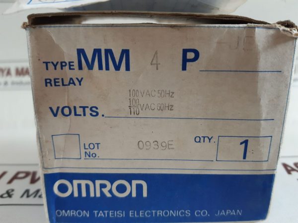 OMRON HITACHI MM4P-JE RELAY 100VAC