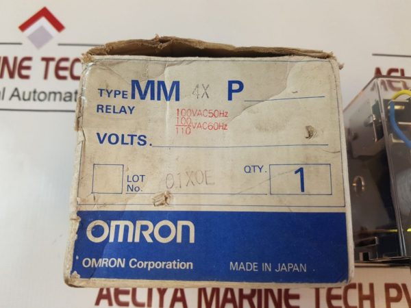 OMRON MM4XP POWER RELAY 100VAC