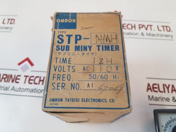 OMRON STP-NMH SUBMINY TIMER 110V