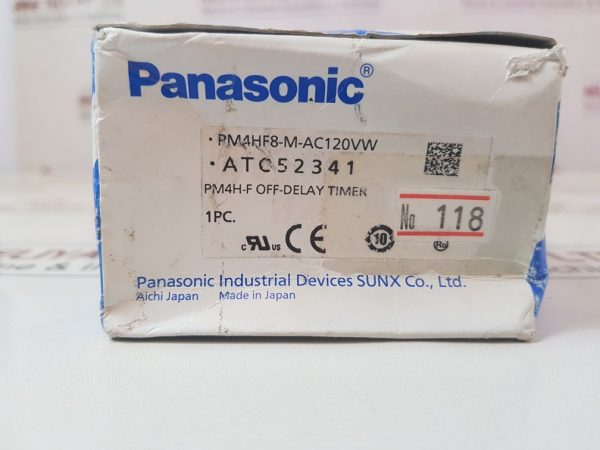 PANASONIC PM4HF8-M-AC120VW OFF-DELAY TIMER