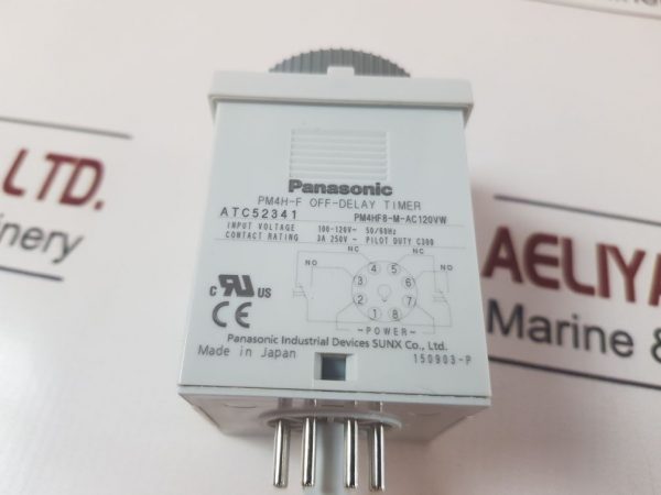 PANASONIC PM4HF8-M-AC120VW OFF-DELAY TIMER