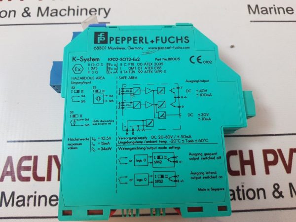 PEPPERL+FUCHS KFD2-SOT2-EX2 SWITCH AMPLIFIER