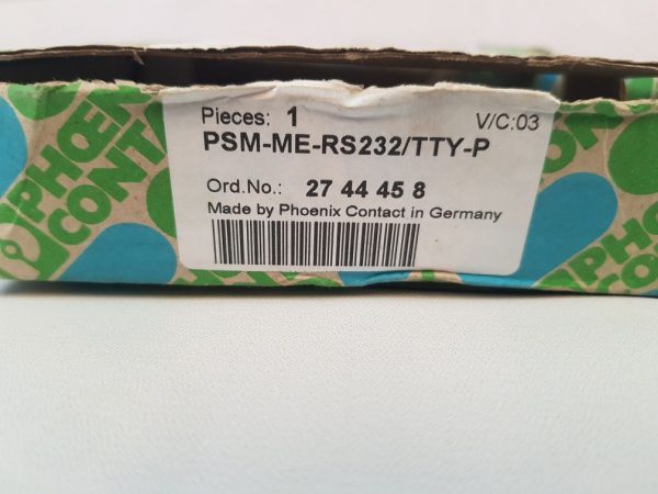PHOENIX CONTACT PSM-ME-RS232/TTY-P INTERFACE CONVERTER