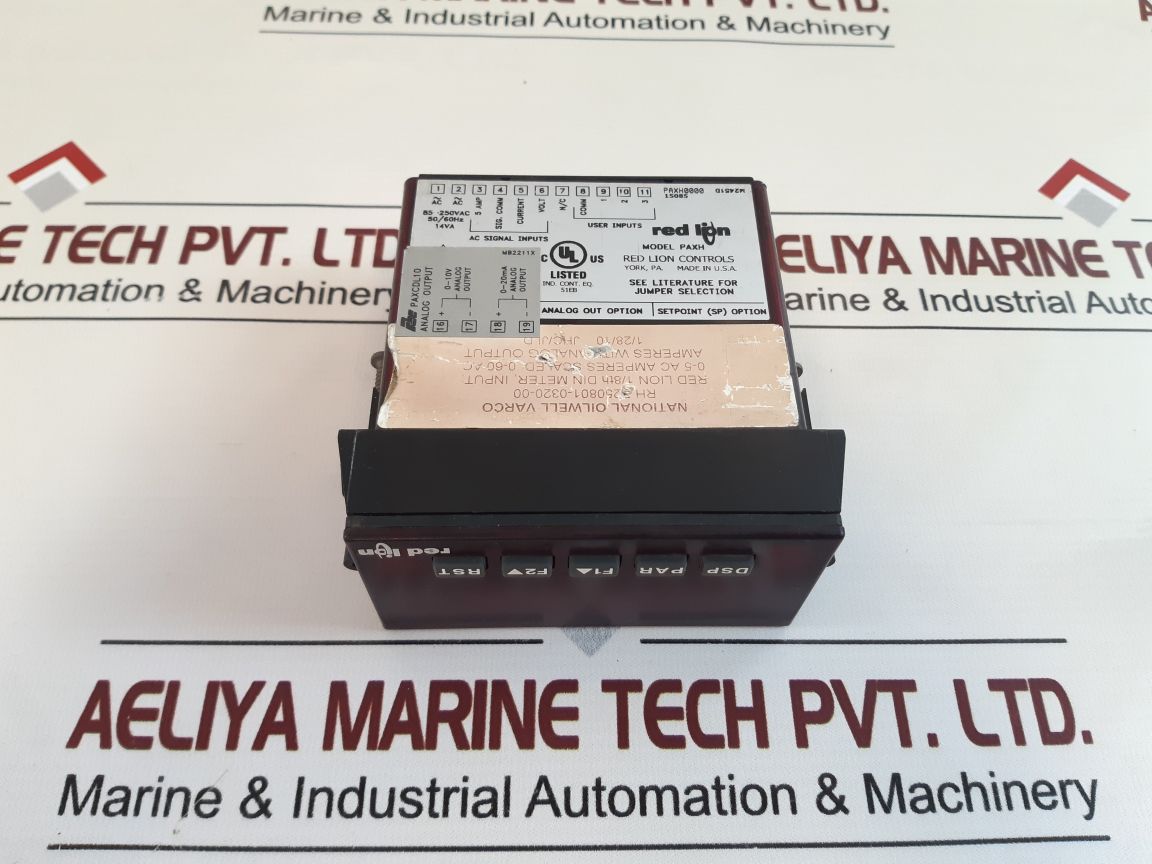 RED LION NATIONAL OILWELL PAXH0000 AC VOLTAGE / c
