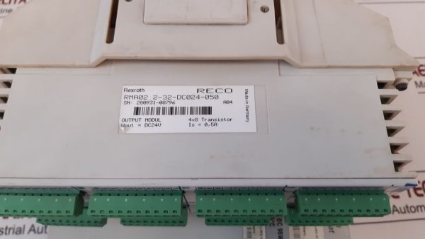 REXROTH INDRAMAT RMA02.2-32-DC024-050 , 02.2-32-DC024 OUTPUT MODULE DC24V