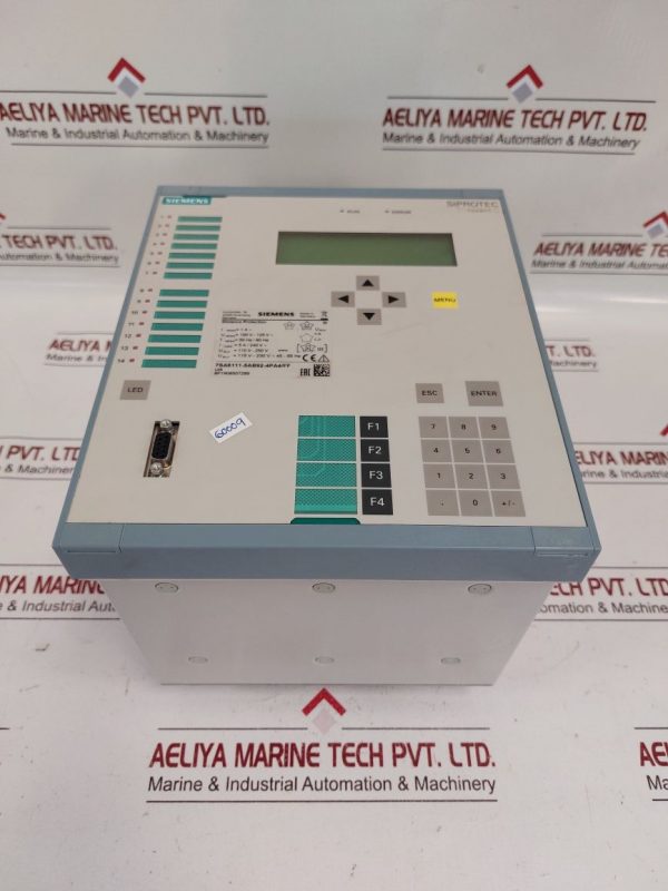 SIEMENS SIPROTEC 7SA6111-5AB92-4PA4/FF DISTANCE PROTECTION RELAY