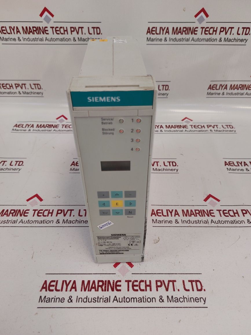 SIEMENS 7SJ6001-4EA00-0DA0/BB OVERCURRENT PROTECTION RELAY MODULE