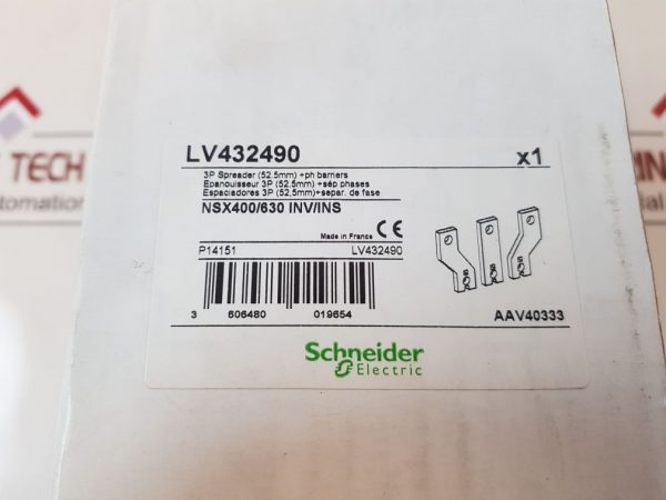 SCHNEIDER ELECTRIC LV432490 3P SPREADER (52.5 MM)+ PH BARRIERS