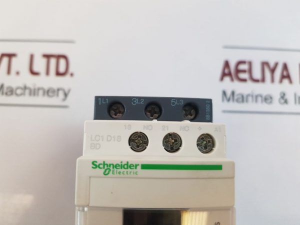 TELEMECANIQUE SCHNEIDER ELECTRIC LC1D18BD CONTACTOR 24V DC