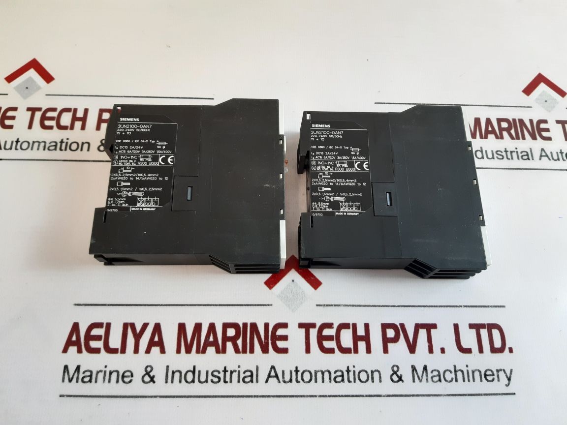 SIEMENS 3UN2100-0AN7 THERMISTOR MOTOR PROTECTION TRIPPING UNIT