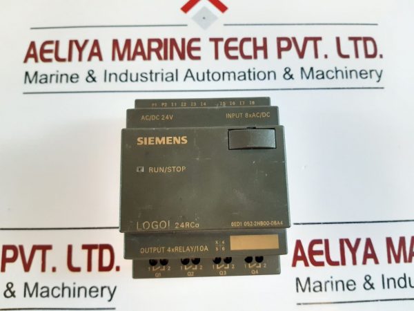 SIEMENS LOGO! 24RCO 6ED1 052-2HB00-0BA4 CONTROLLER MODULE