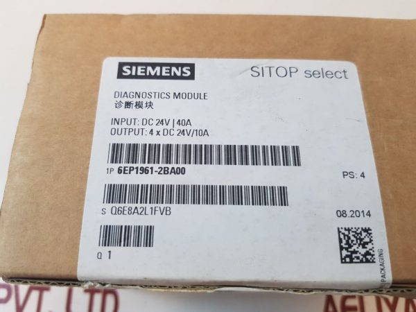 SIEMENS 6EP1 961-2BA00 DIAGNOSTICS MODULE